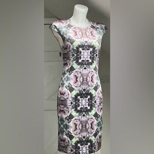 TED BAKER CAMBREE (CROCHET ROSE) DRESS- SIZE 3